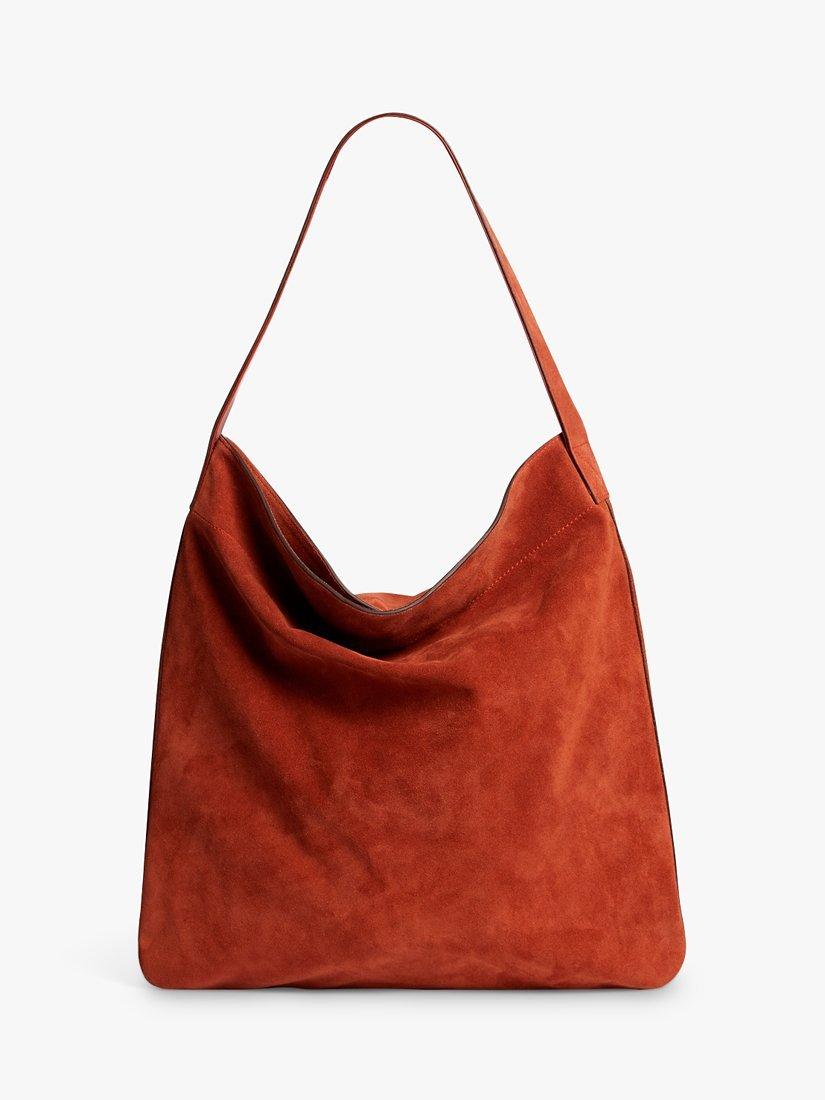 Gerard Darel Lady Suede Tote Bag, Sandalwood, One Size