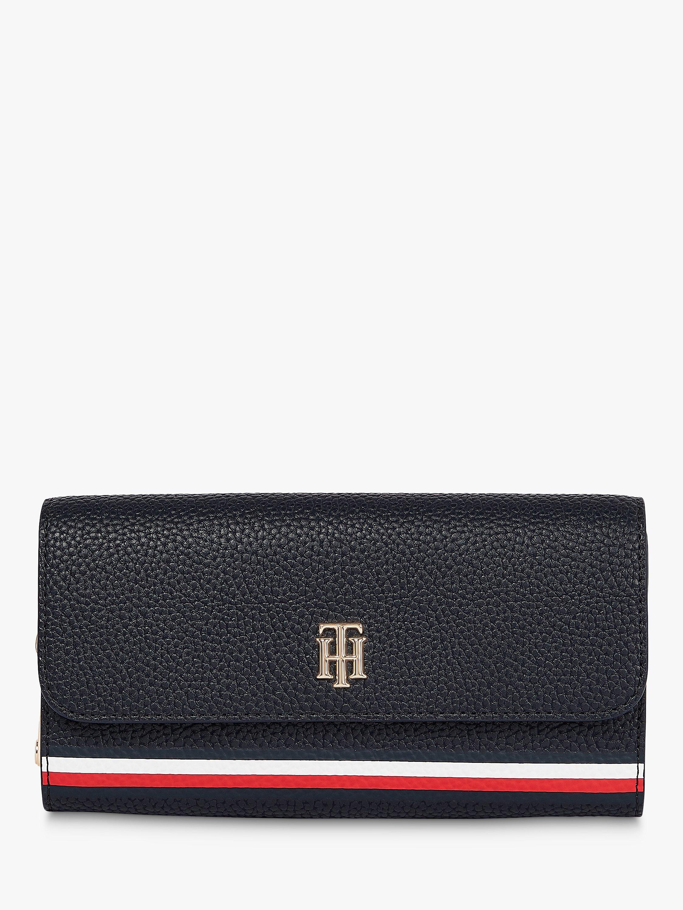 Tommy Hilfiger Element Signature Stripe Wallet, Navy Corporate