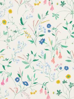 John Lewis Foxlease Print Pair Blackout/Thermal Lined Pencil Pleat Curtains - view 2, Multi