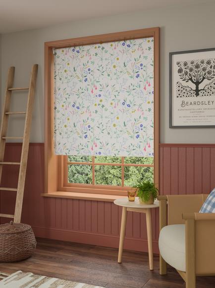 John Lewis Foxlease Blackout/Thermal Roller Blind, Multi - view 2, Multi