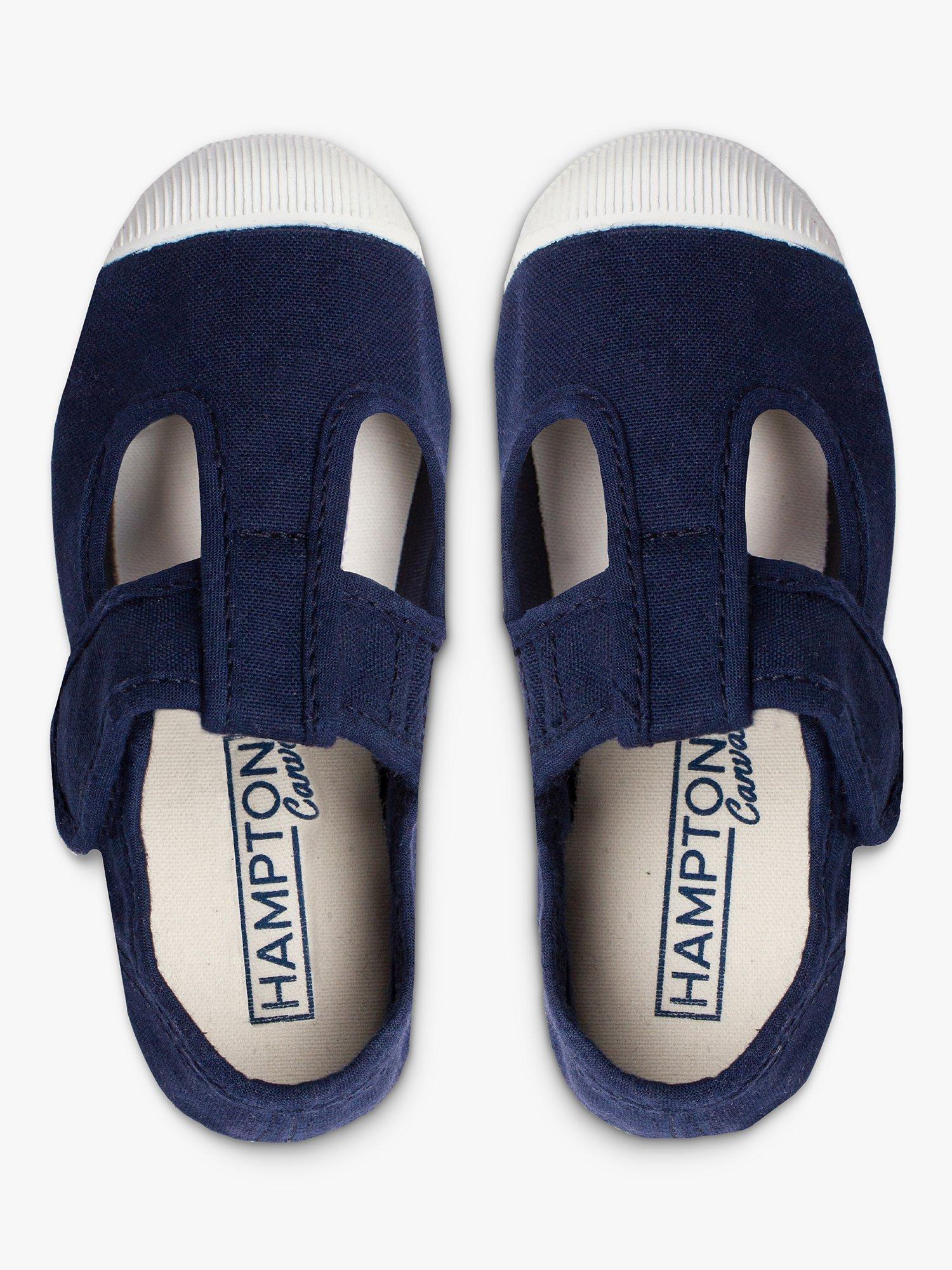 Trotters Kids' Hampton Champ Canvas Plimsolls, Navy, 4.5 Jnr