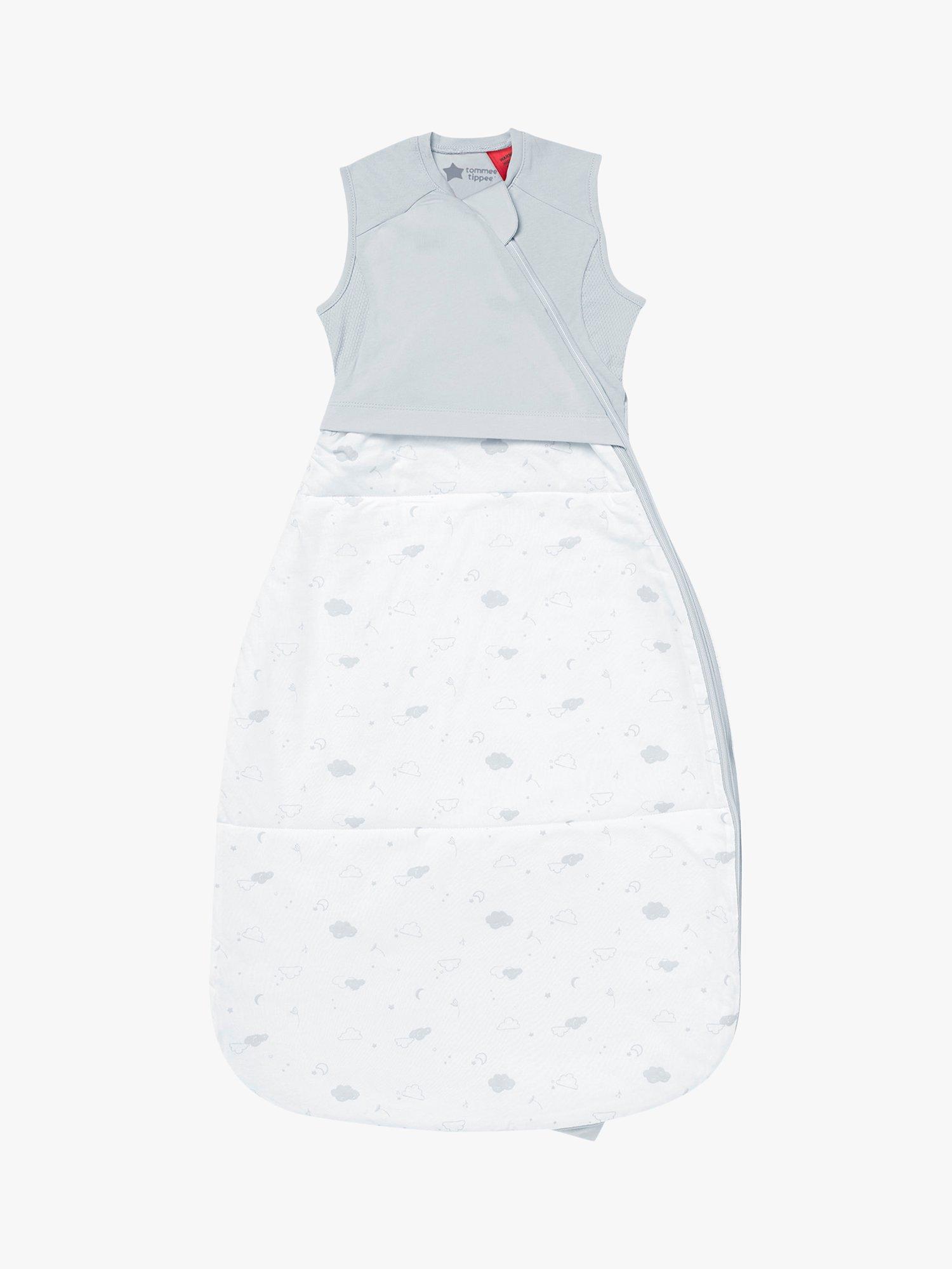 Tommee Tippee Grobag Cloud Print Stage 3 Sleeping Bag, Multi Tog, Grey/White