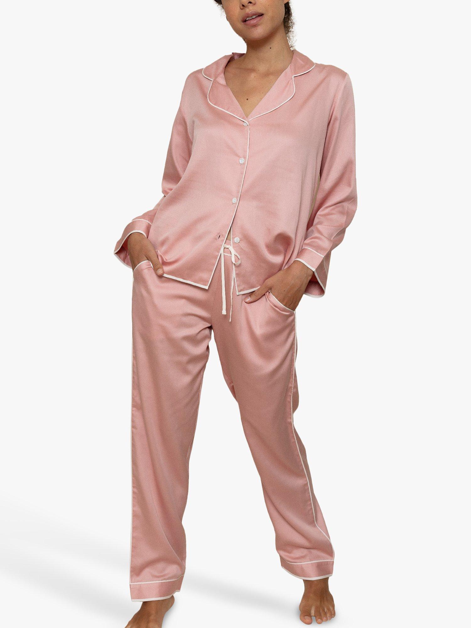 Product image 1 of 4, which shows Fable & Eve Richmond Pyjama Set, Dusky Pink, 8