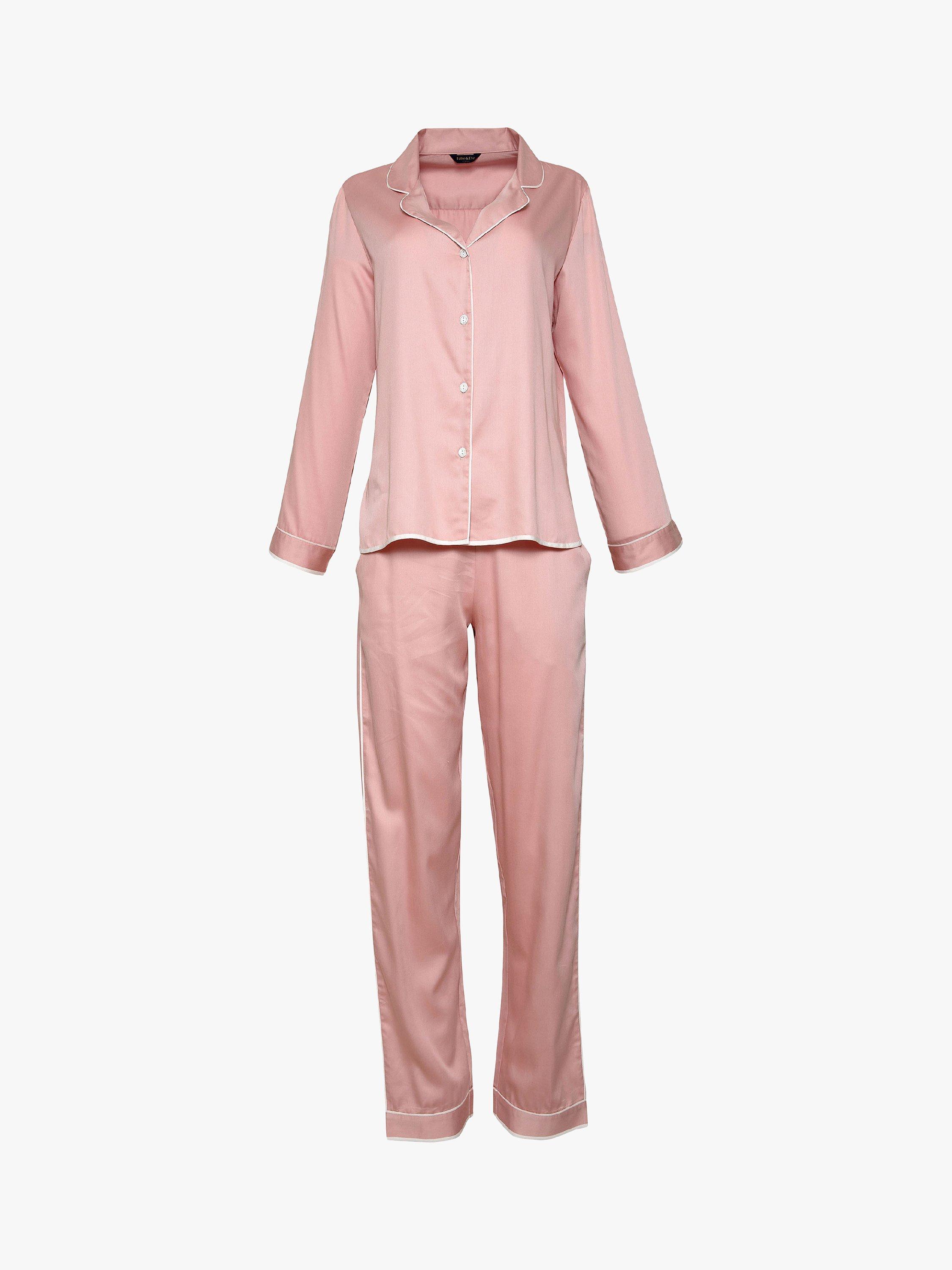 Product image 3 of 4, which shows Fable & Eve Richmond Pyjama Set, Dusky Pink, 8