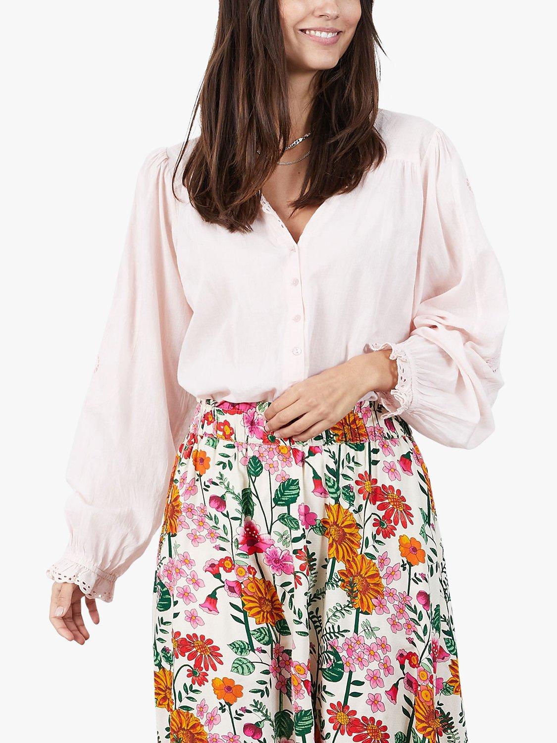 Lollys Laundry Charles Blouse, Dusty Rose