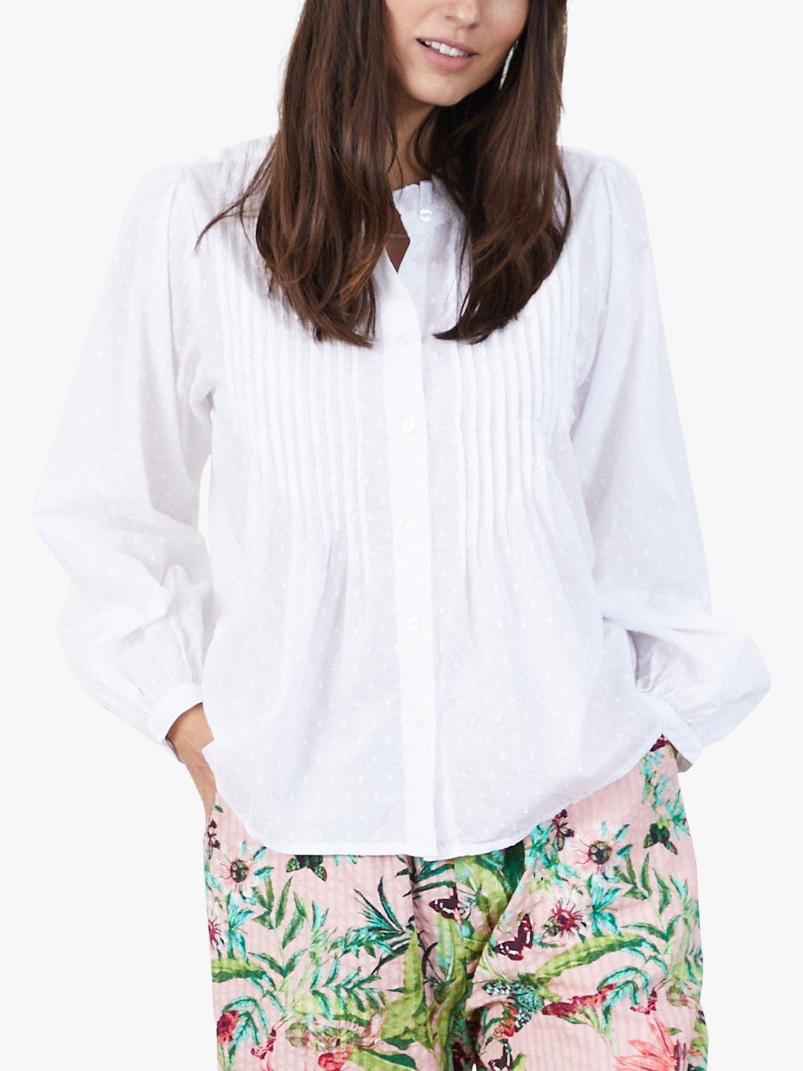 Lollys Laundry Balu Spot Texture Shirt, White 