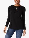 Hobbs Kelsey Tunic Top, Black