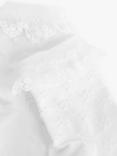 John Lewis Heirloom Collection Kids' Frill Socks, Pack of 2, White