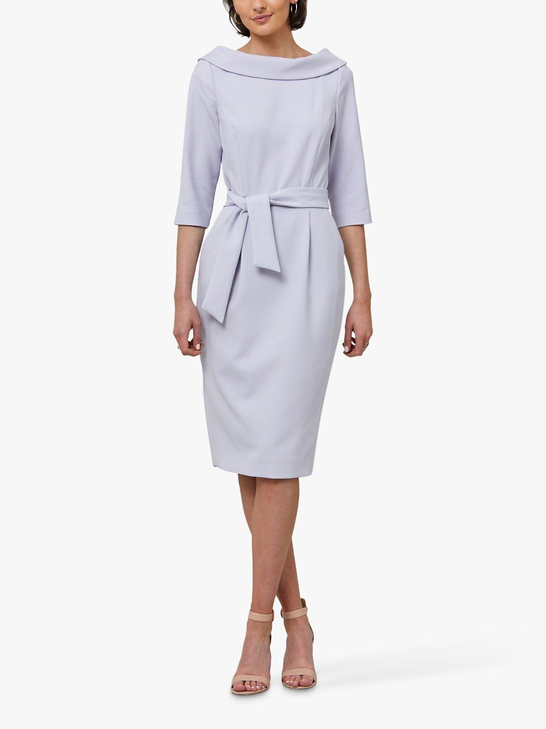 Helen McAlinden Cowl Neck Midi Dress, Lilac