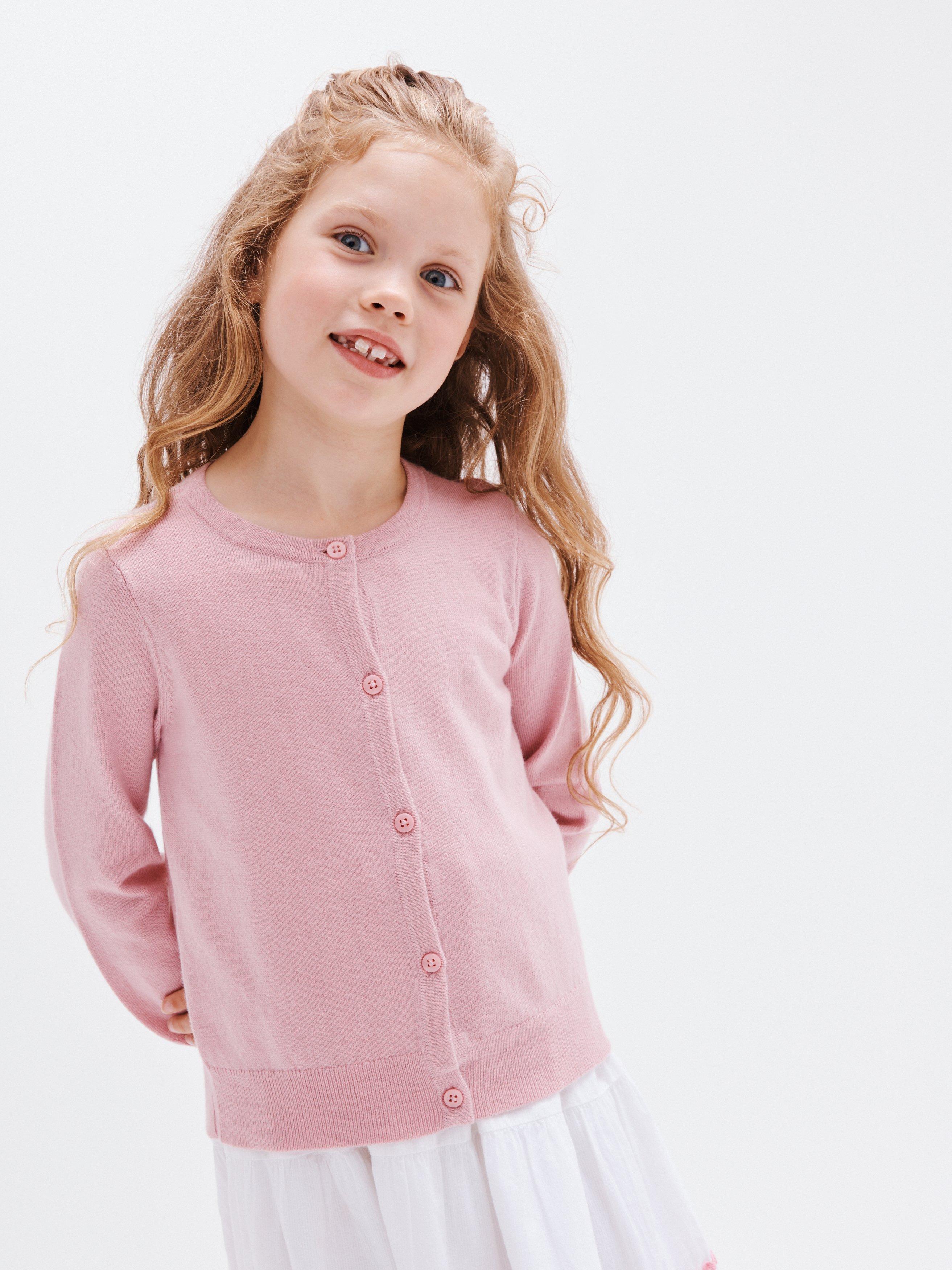 John Lewis Kids' Plain Button Down Cardigan