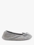 totes Terry Ballerina Slippers, Grey