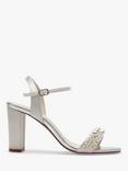 Rainbow Club Clara Strappy Bridal Sandals, Ivory Satin