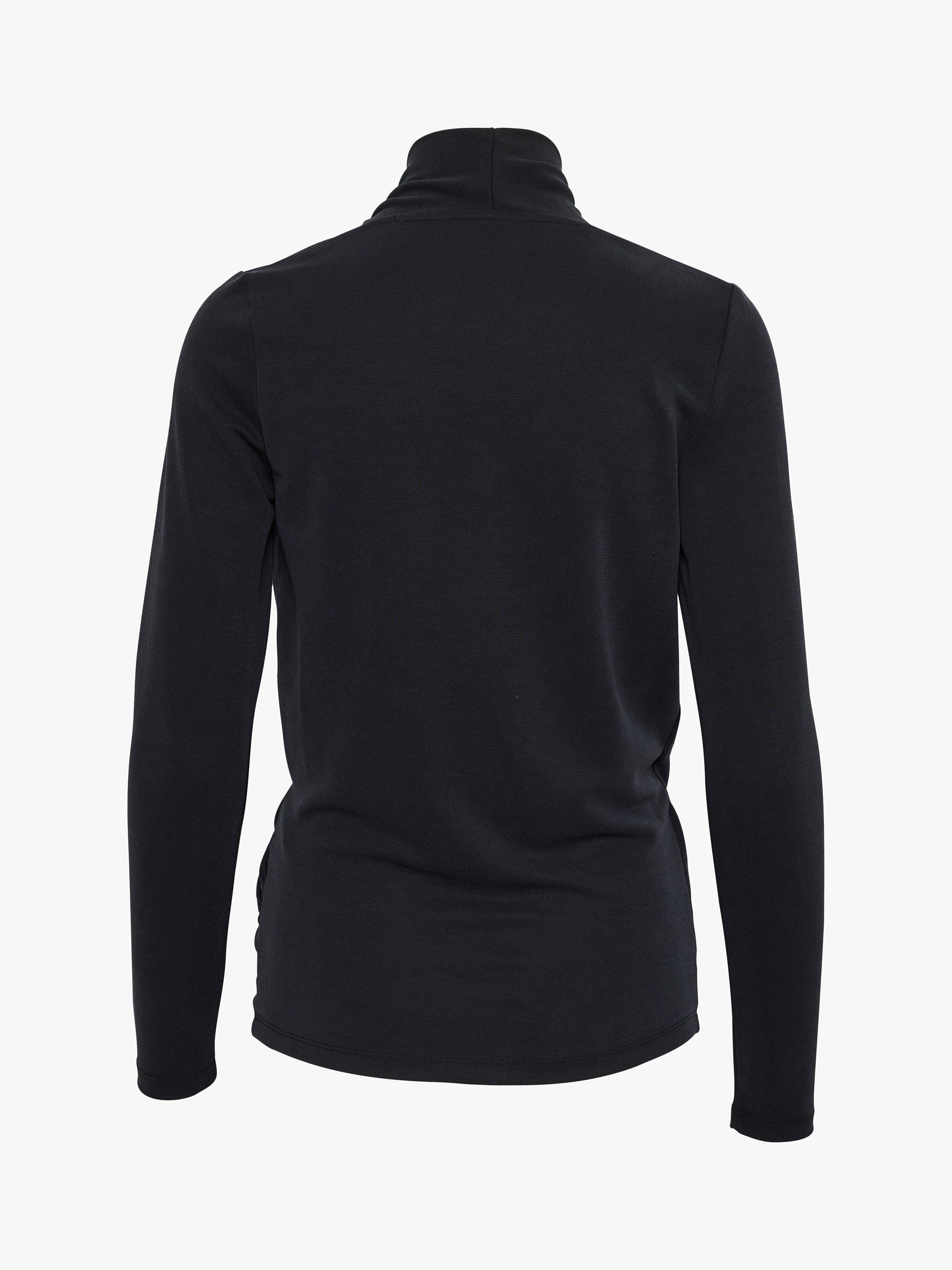 InWear Alano Wrap Blouse, Black, XS
