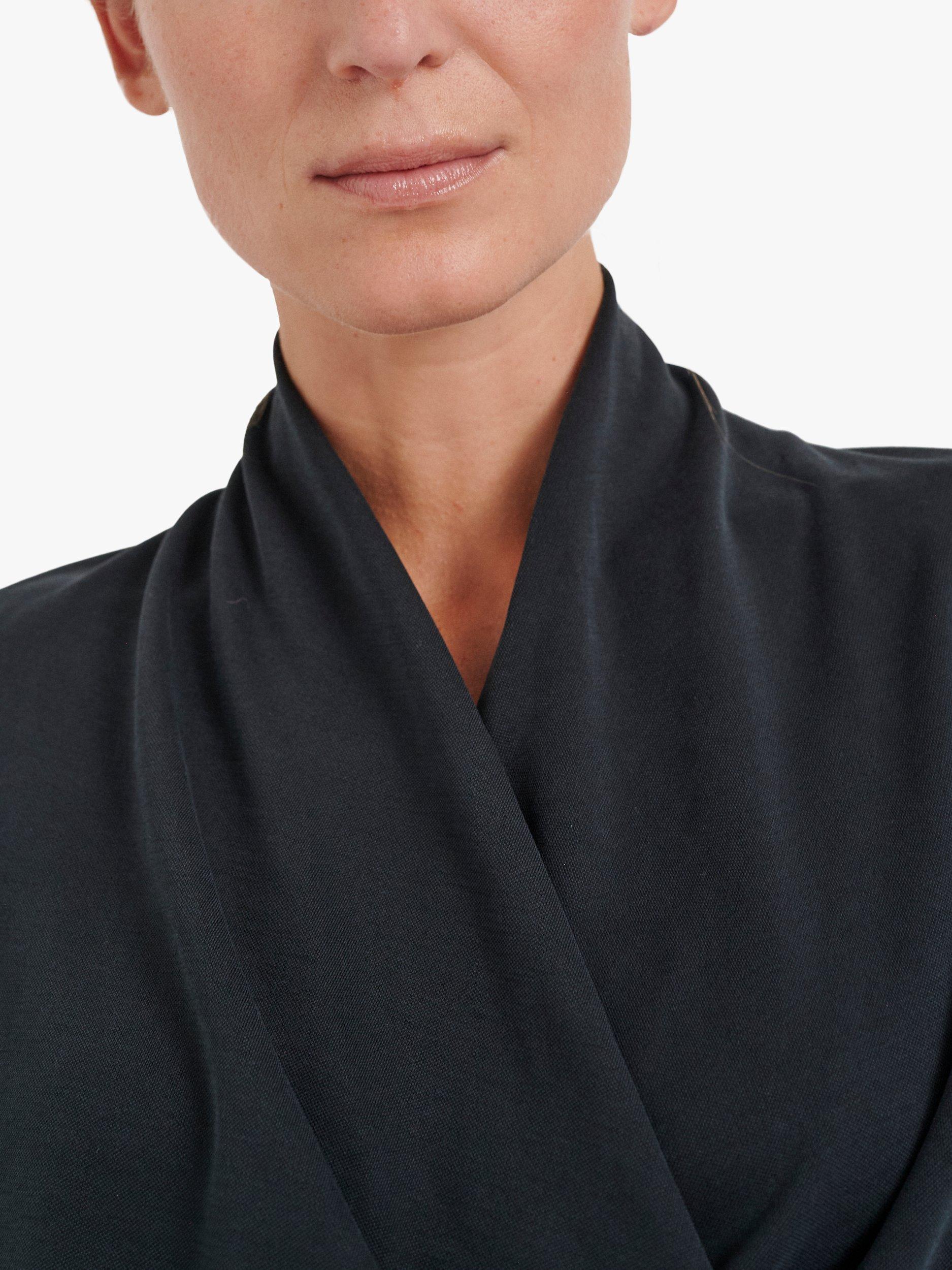 InWear Alano Wrap Blouse, Black, XS