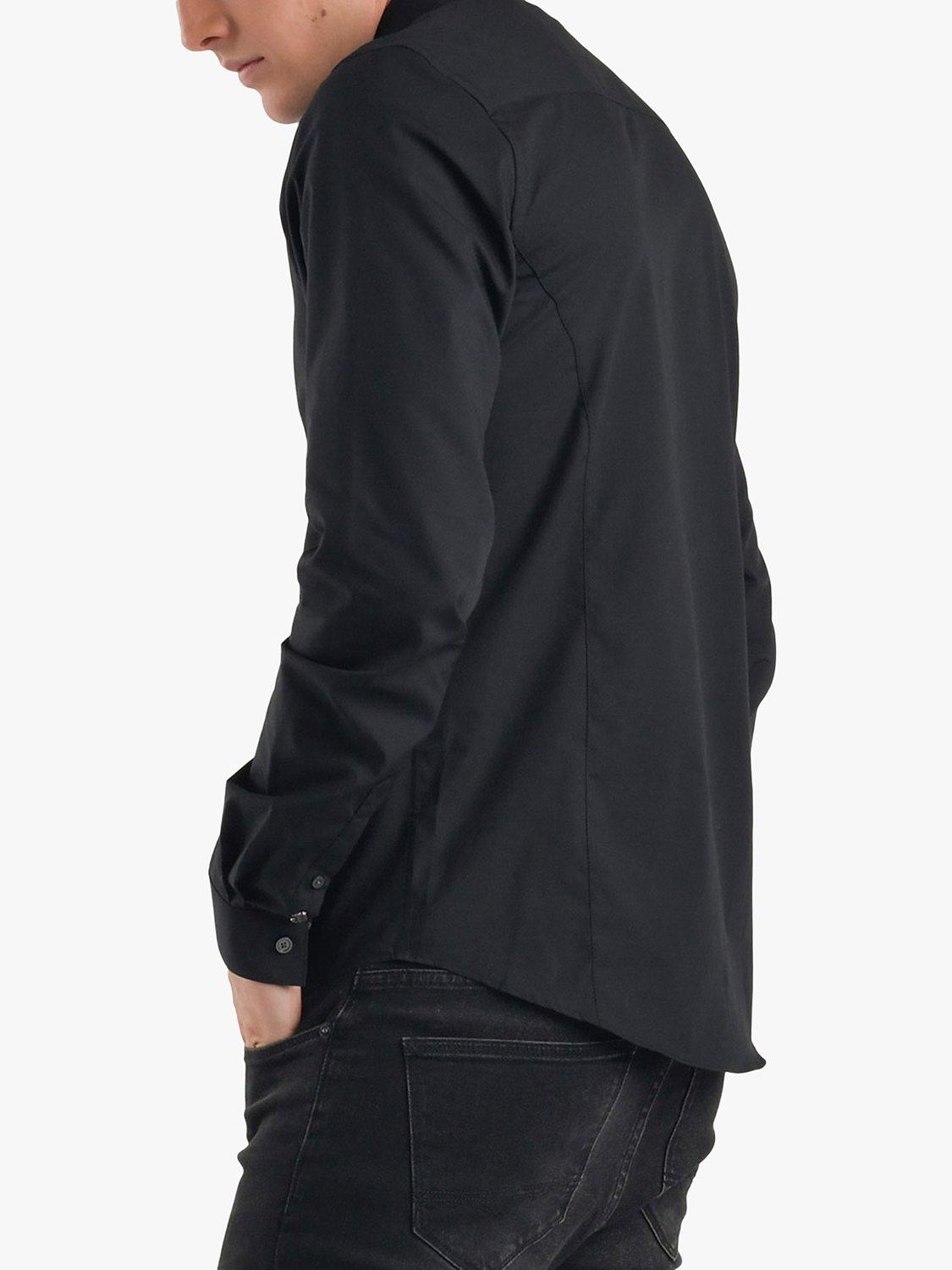 Product image 3 of 7, which shows LUKE 1977 Butchers Pencil Shirt, Black, XS