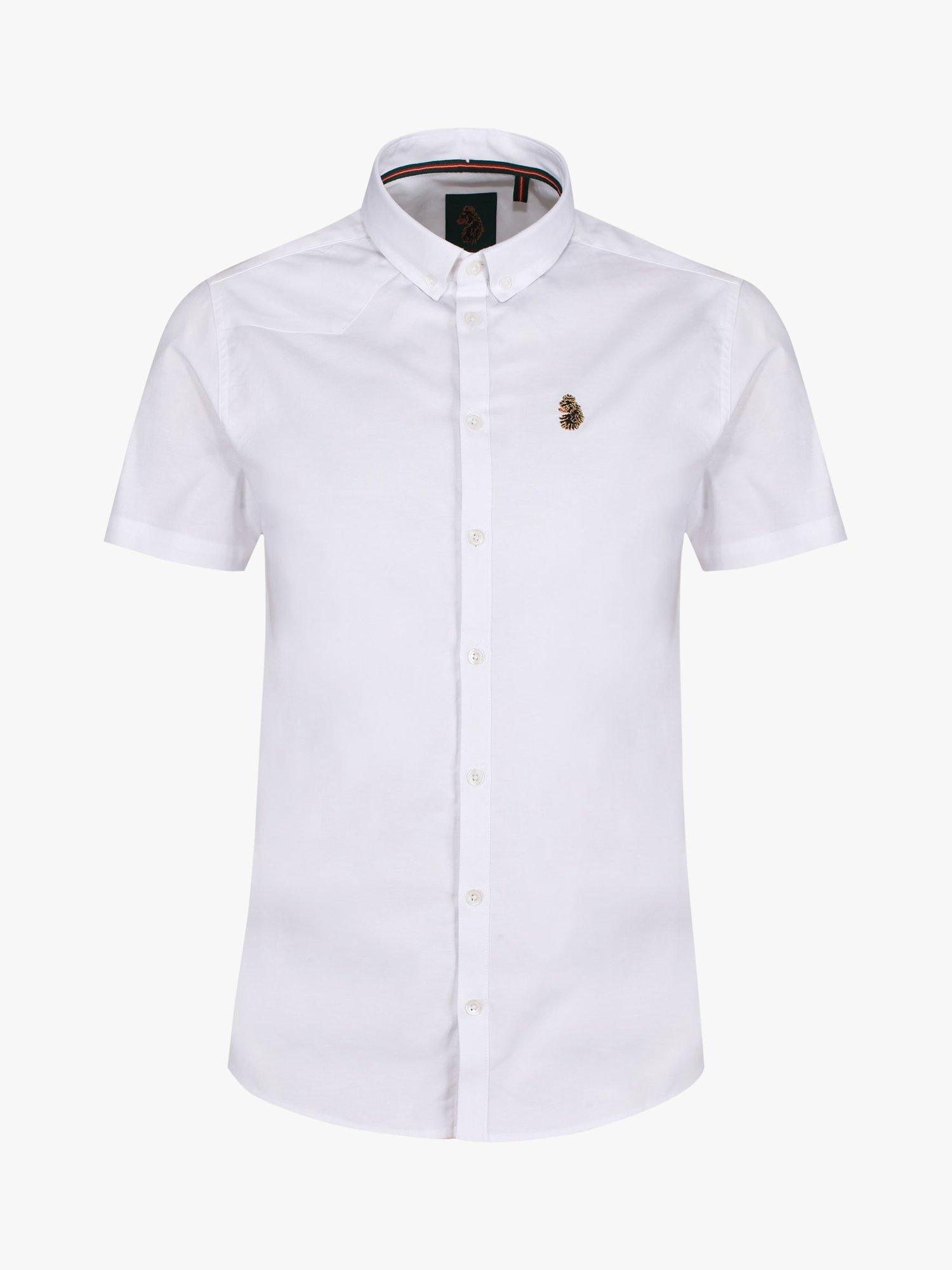 LUKE 1977 Jimmy Cotton Stretch Shirt, White
