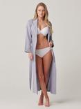 British Boxers Westwood Stripe Brushed Cotton Dressing Gown