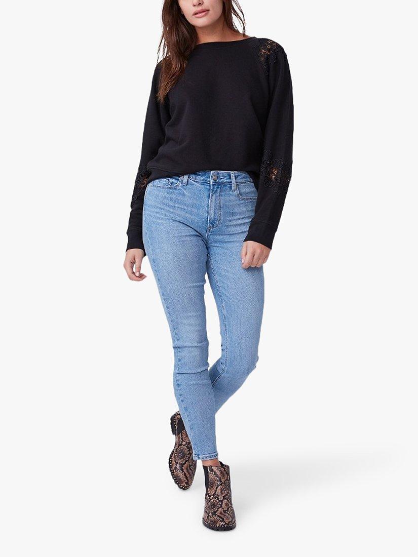 Product image 3 of 7, which shows PAIGE Hoxton Skinny Jeans, Adventurous, W24/L28