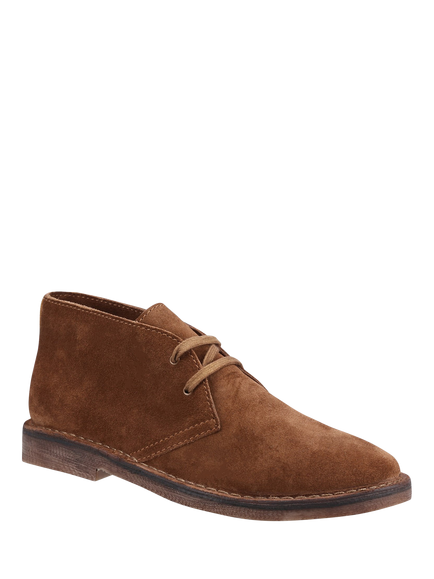 Hush Puppies Samuel Suede Desert Boots - view 2, Tan