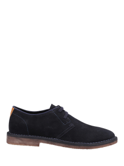 Hush Puppies Scout Suede Lace Up Shoes, Navy