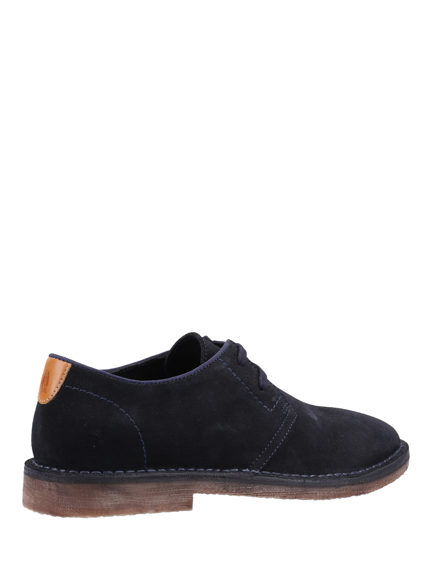Product image 3 of 5, which shows Hush Puppies Scout Suede Lace Up Shoes, Navy, 6