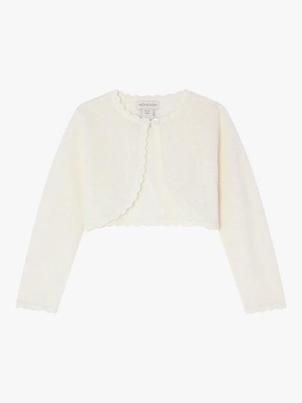 Monsoon Baby Niamh Cardigan, Ivory