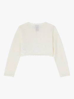 Monsoon Baby Niamh Cardigan - view 2, Ivory