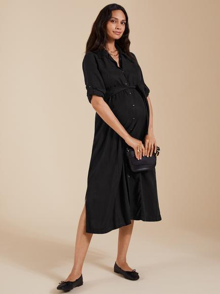 Isabella Oliver Kelsy Maternity Dress, Caviar Black