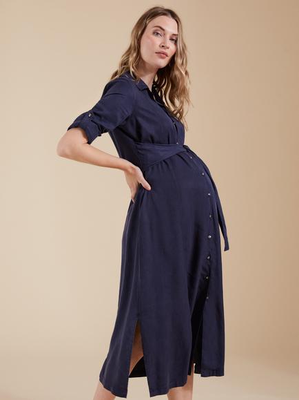 Isabella Oliver Kelsy Maternity Dress, Classic Navy