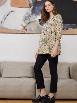 Isabella Oliver Meredith Floral Maternity Blouse, Multi - view 2, Multi