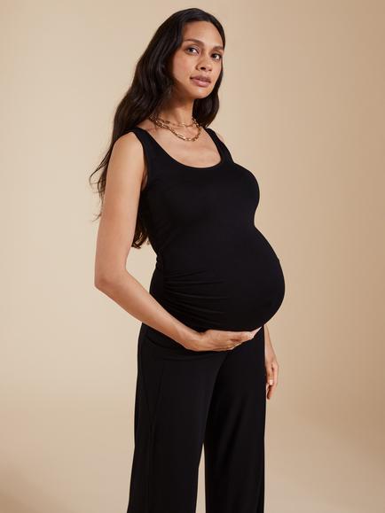 Isabella Oliver Maternity Tank Top, Caviar Black