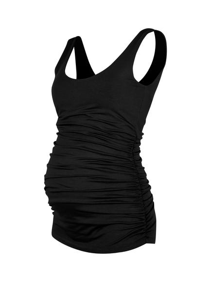 Isabella Oliver Maternity Tank Top - view 2, Caviar Black