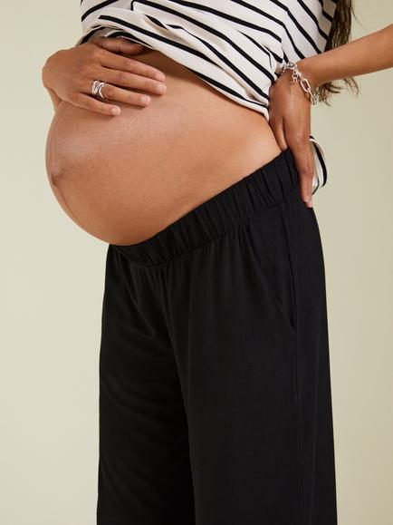 Isabella Oliver Eda Maternity Trousers, Caviar Black - view 2, Caviar Black