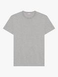 SPOKE Original Cotton Slim Fit T-Shirt, Grey Marl