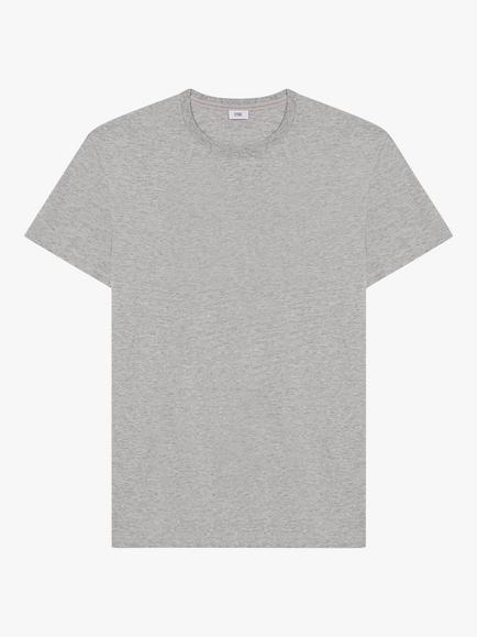 SPOKE Original Cotton Slim Fit T-Shirt, Grey Marl