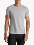 SPOKE Original Cotton Slim Fit T-Shirt, Grey Marl