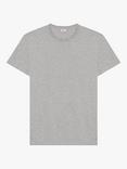 SPOKE Original Cotton Straight Fit T-Shirt, Grey Marl