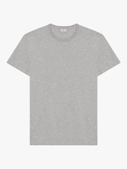 SPOKE Original Cotton Straight Fit T-Shirt, Grey Marl