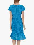 Gina Bacconi Fina Georgette Spot Wrap Dress