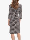 Gina Bacconi Talaina Printed Dress, Taupe