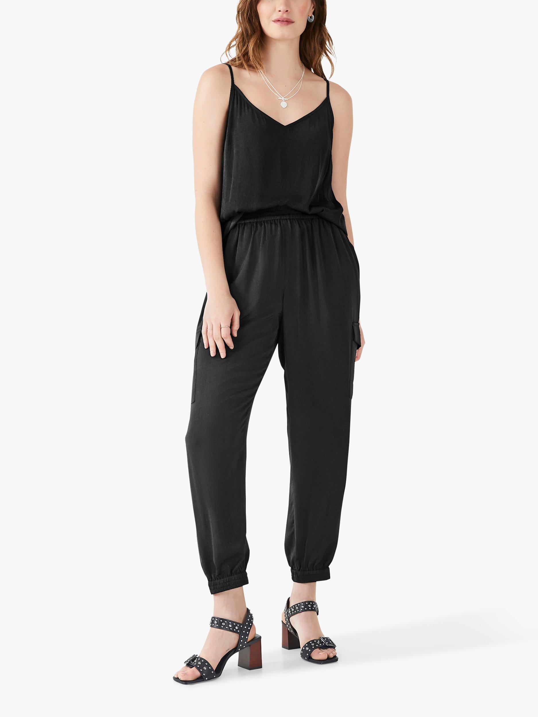 HUSH Nino Cargo Trousers, Black