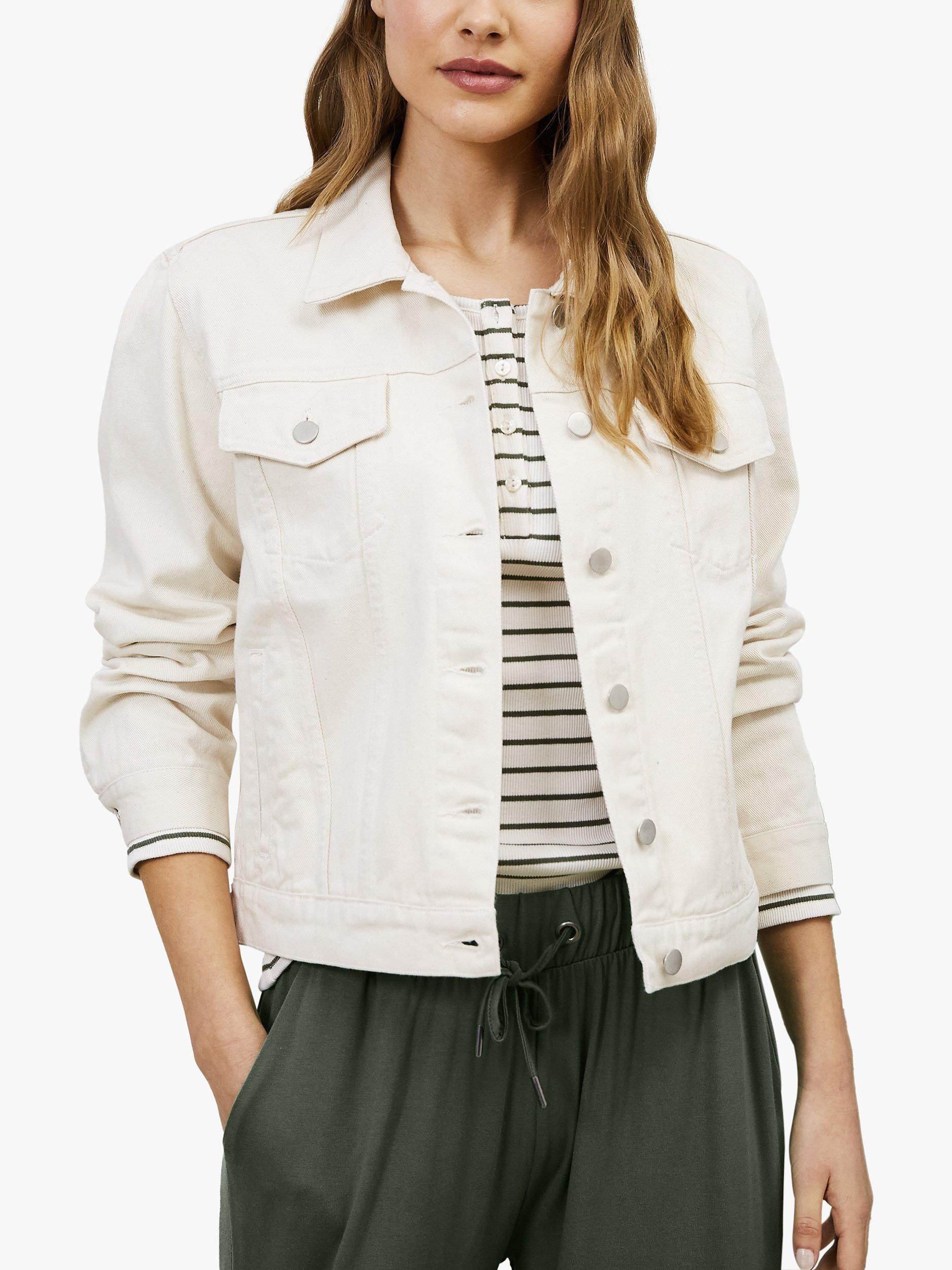 Baukjen Organic Denim Jacket, Ecru
