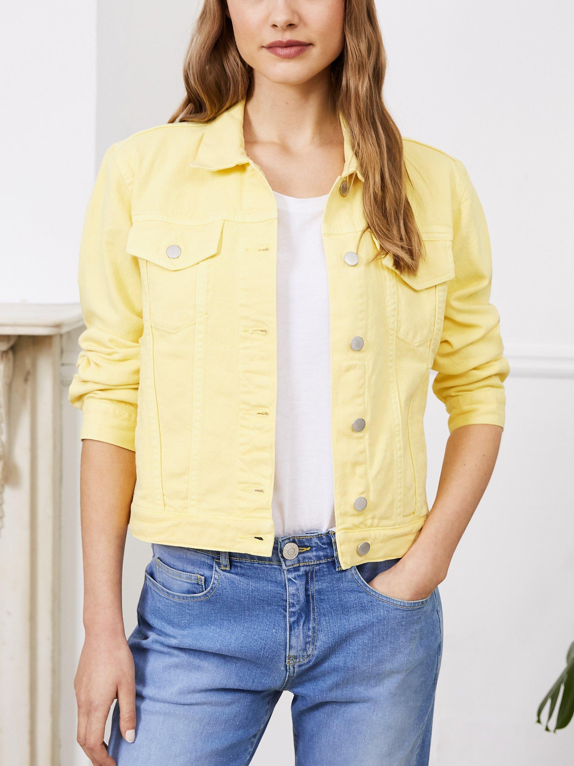 Baukjen Organic Denim Jacket, Daffodil