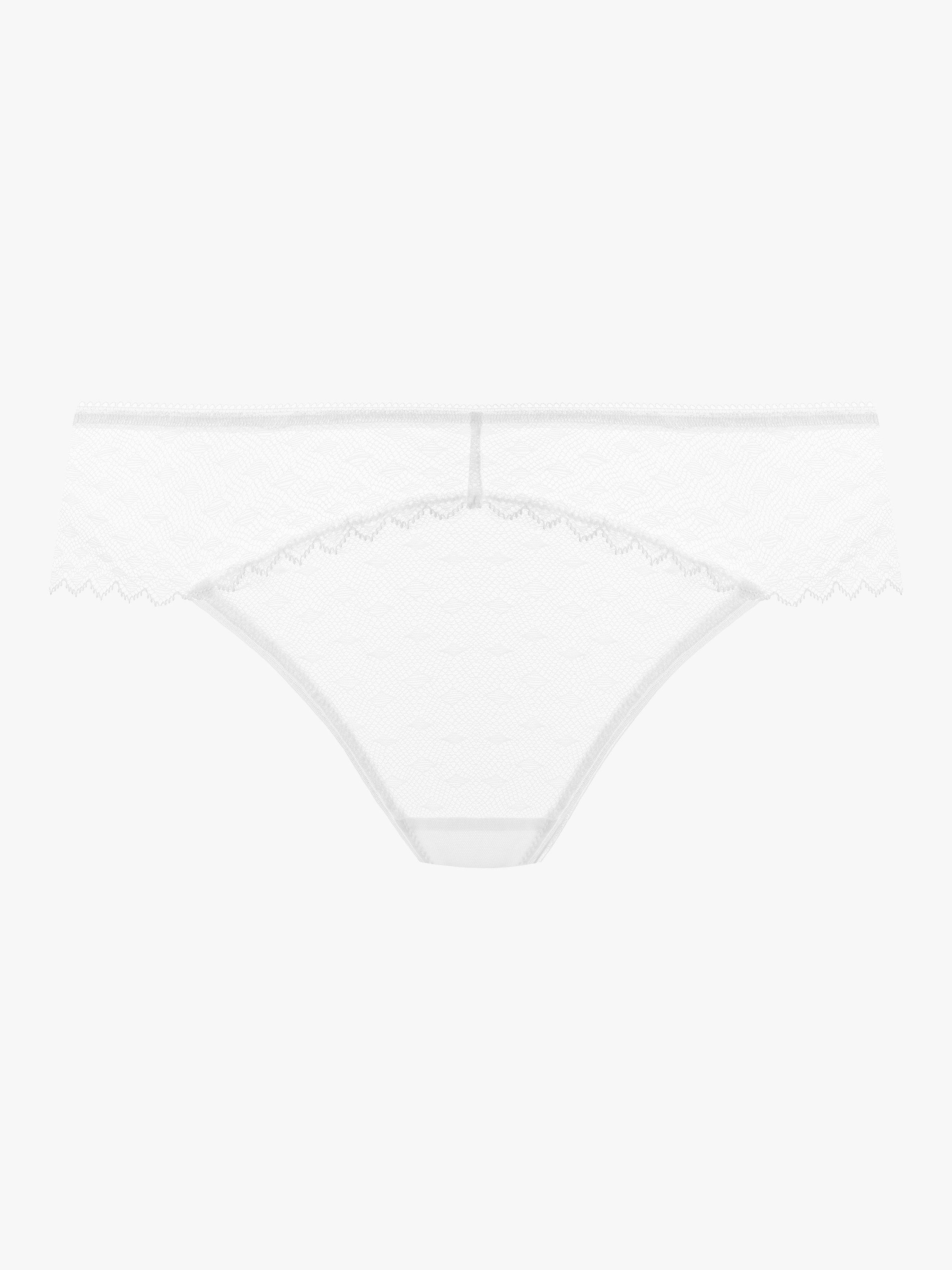 Product image 5 of 5, which shows Freya Signature Brazilian Knickers, White, L