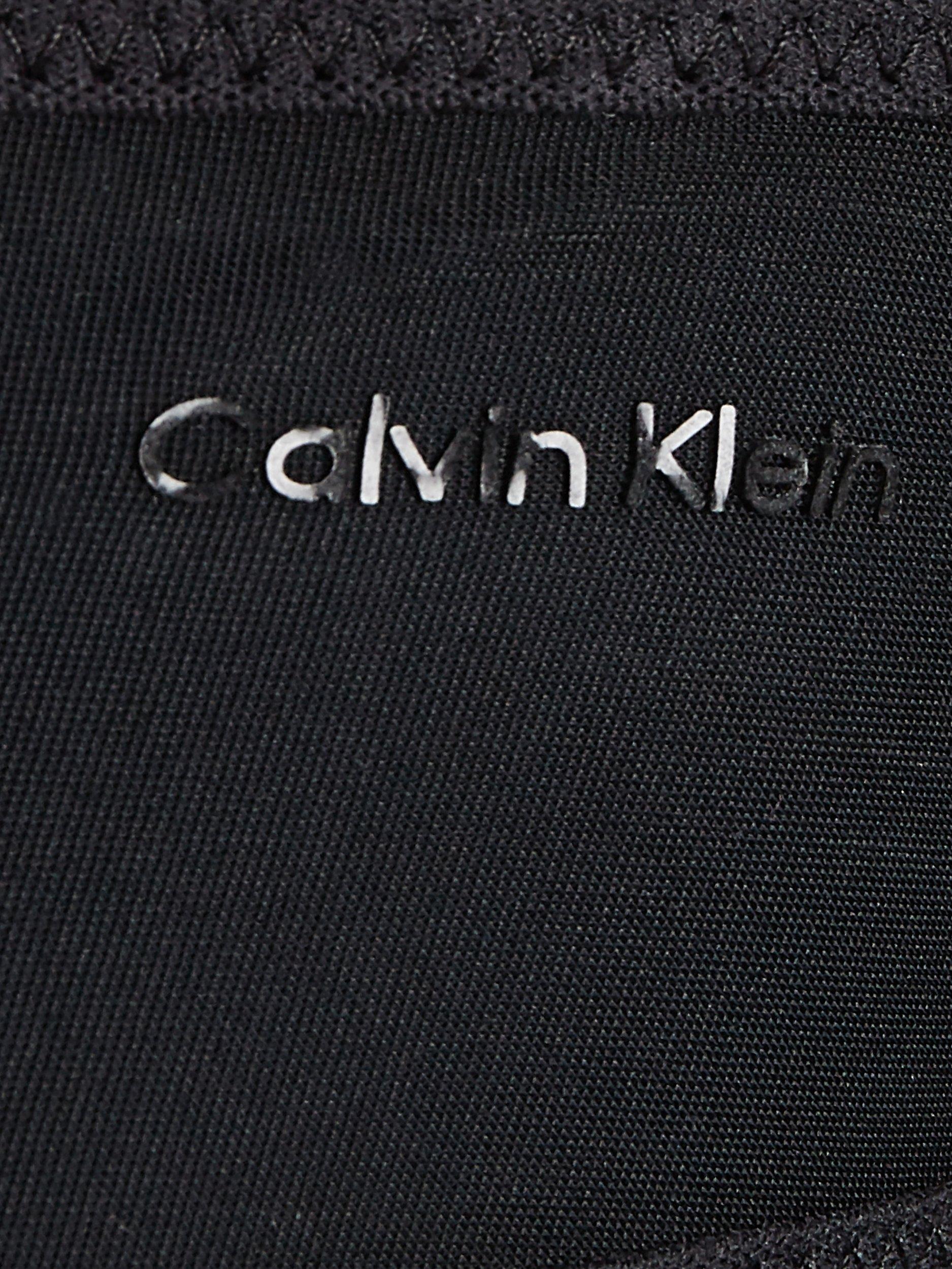 Product image 6 of 6, which shows Calvin Klein Sheer Marquisette Bikini Knickers, Black, XS
