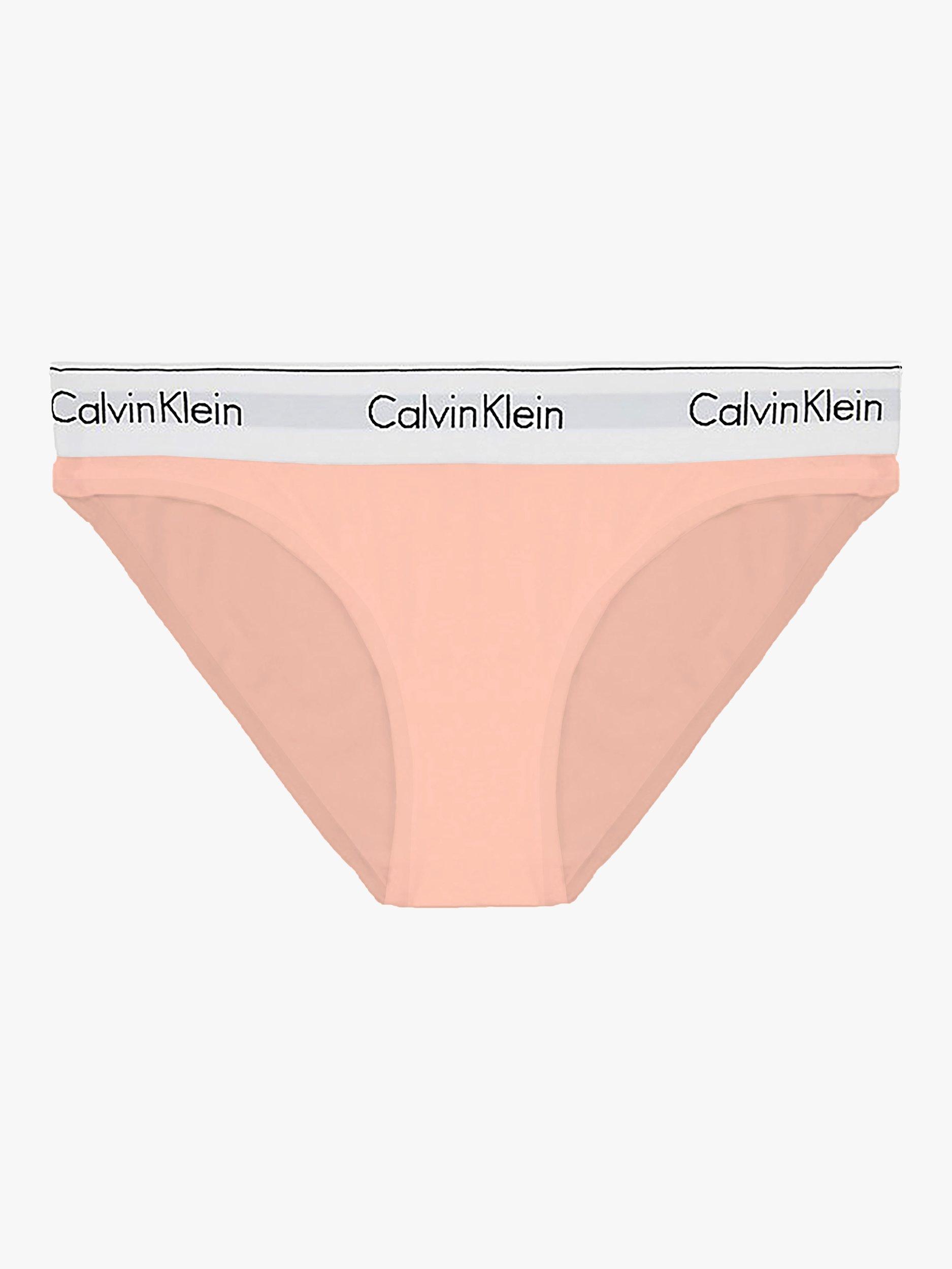Calvin Klein Modern Cotton Bikini Knickers, Peach Melba