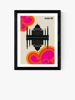 EAST END PRINTS Bo Lundberg 'India 68' Framed Print, Black Frame