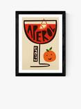 EAST END PRINTS Fox & Velvet 'Aperol Spritz' Framed Print