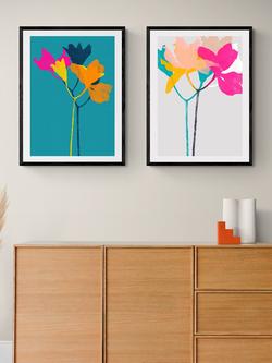 EAST END PRINTS Garima Dhawan 'Lily' Framed Print, Set of 2 - view 2, Oak Frame