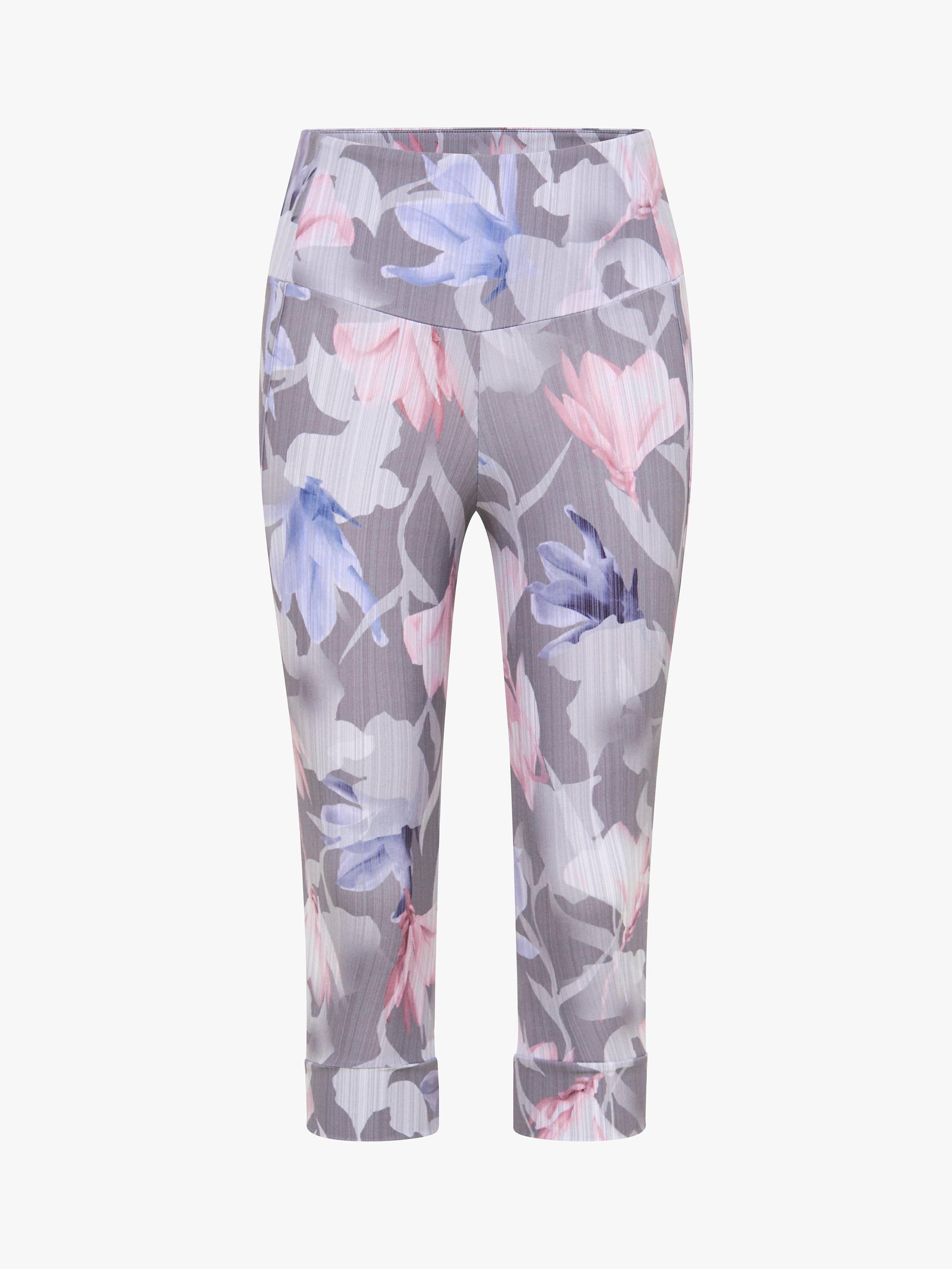 Product image 1 of 6, which shows Venice Beach Libera 7/8 Leggings, Floral Magnolia, XL